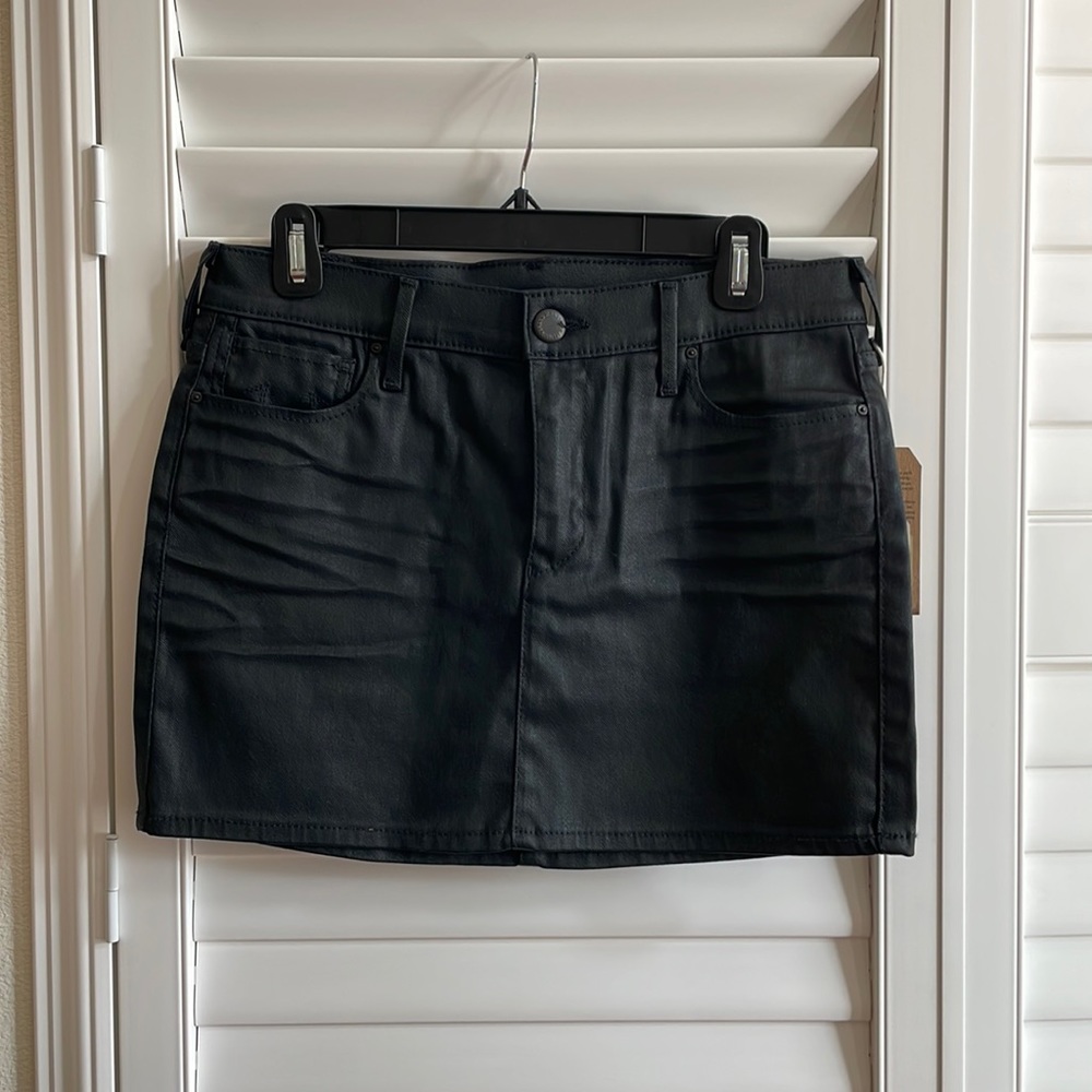 True Religion faux leather skirt